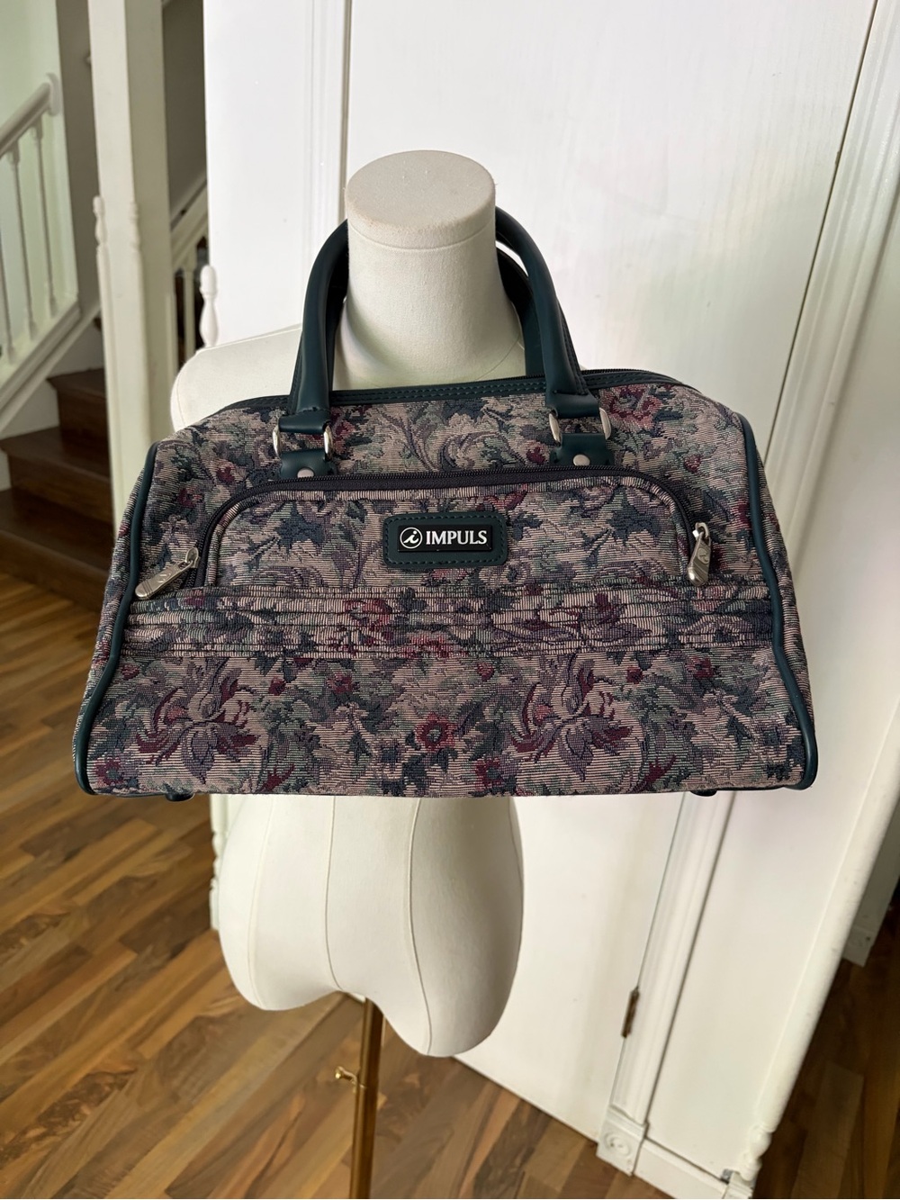Floral Tapestry HandBag in Purple, Gray, Green, Mauve & More, EEEEUCCC
